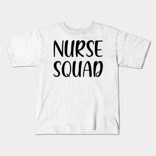 Nurse Squad Kids T-Shirt by colorsplash